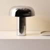 Stříbrná kovová nabíjecí stolní LED lampa RAGGE -fv-interier-25