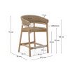 Béžová zahradní barová židle Kave Home Arinella 65 cm