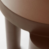 Hnědý kovový odkládací stolek SALA 36 cm -fv-interier-25