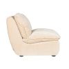 Béžové čalouněné lounge křeslo DUTCHBONE RADLEY