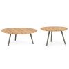 Set dvou zahradních stolků Ivissa II. 60/80 cm