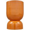 Oranžový kovový odkládací stolek Hakee 32 cm