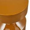Žlutohnědý kovový odkládací stolek Fomos 30 cm -fv-interier-25