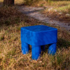 Modrá lakovaná dětská stolička CHUBB 31 cm -fv-interier-25