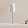 Bílá kovová nabíjecí stolní LED lampa ARA -fv-interier-25