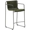 Zelená zahradní barová židle Kave Home Maurina 64,5 cm