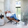Tmavě hnědé kožené lounge křeslo FLEXLUX MORE -fv-interier-25