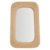 Ratanové zrcadlo Kave Home Zilna 59 x 38 cm