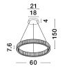 Zlaté skleněné závěsné LED světlo Nova Luce Aurelia 60 cm -fv-interier-25