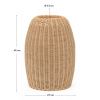 Ratanová váza Kave Home Zilna 40 cm