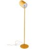 Žlutá kovová stojací lampa ARA 130 cm