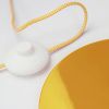 Žlutá kovová stojací lampa ARA 130 cm -fv-interier-25