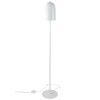 Bílá kovová stojací lampa ARA 130 cm