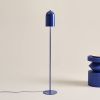 Modrá kovová stojací lampa ARA 130 cm -fv-interier-25