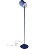 Modrá kovová stojací lampa ARA 130 cm