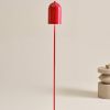 Červená kovová stojací lampa ARA 130 cm -fv-interier-25
