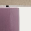 Fialová keramická stolní lampa Kave Home Toneric -fv-interier-25