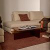 Hnědý skleněný konferenční stolek Kave Home Zaren 120 x 60 cm -fv-interier-25