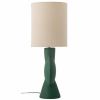 Zelená kameninová stolní lampa Bloomingville Sergio