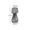 Zelená kovová zahradní solární LED lampa Kave Home Reiba