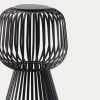 Černá kovová zahradní solární LED lampa Kave Home Reiba -fv-interier-25