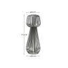 Zelená kovová zahradní solární LED lampa Kave Home Reiba 72 cm