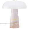 Růžová mramorová stolní lampa Glossy Mini