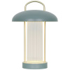 Zelená kovová stolní LED lampa Mirano
