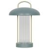 Zelená kovová stolní LED lampa Mirano