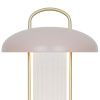 Růžová kovová stolní LED lampa Mirano -fv-interier-25
