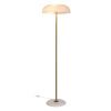 Bílá stojací lampa Glossy 143 cm