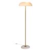 Bílá stojací lampa Glossy 143 cm