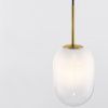 Bílé skleněné závěsné světlo Nova Luce Chrysi 12 cm -fv-interier-25