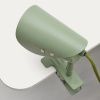 Malá zelená kovová stolní lampa s klipem Kave Home Jula -fv-interier-25
