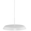 Bílé kovové závěsné LED světlo Piso 36,5 cm