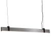 Šedé kovové závěsné LED světlo Lilt 115 cm
