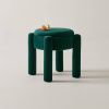 Zelená sametová stolička JADE 46 cm -fv-interier-25