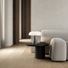 Šedá mramorová stolní lampa Glossy -fv-interier-25