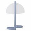 Modrá kovová stolní lampa Bloomingville Favor