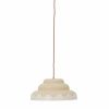 Béžové kovové závěsné světlo Bloomingville Lacya 40 cm -fv-interier-25