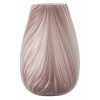 Růžová skleněná váza Bloomingville Ennis 22,5 cm