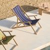 Modro-bílé zahradní skládací lehátko Kave Home Vilara -fv-interier-25