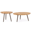 Set dvou zahradních stolků Talaia 50/70 cm