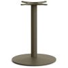 Větší tmavě zelená kovová stolová podnož Kave Home Esilda 72 cm