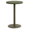 Zelený cementový barový stůl Kave Home Esilda 70 cm