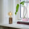 Hnědá mramorová stolní lampa Siv -fv-interier-25