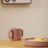 Růžový set silikonového talíře a misky kave home Lili -fv-interier-25