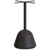 Bílý terrazzo zahradní stůl Kave Home Saura II. 70 cm s černou podnoží