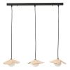 Dřevěné závěsné světlo Kave Home Wilara 60 cm