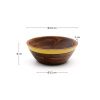 Dřevěná miska Kave Home Zairin 22 cm